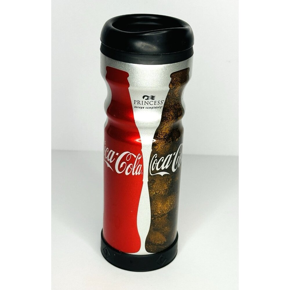 2007 Princess Cruises Escape Completely Coca Cola Reusable Aluminum Bottle 8”